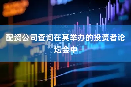 配资公司查询在其举办的投资者论坛会中