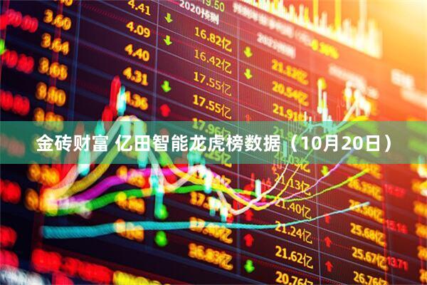 金砖财富 亿田智能龙虎榜数据（10月20日）