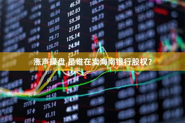 涨声操盘 是谁在卖海南银行股权？